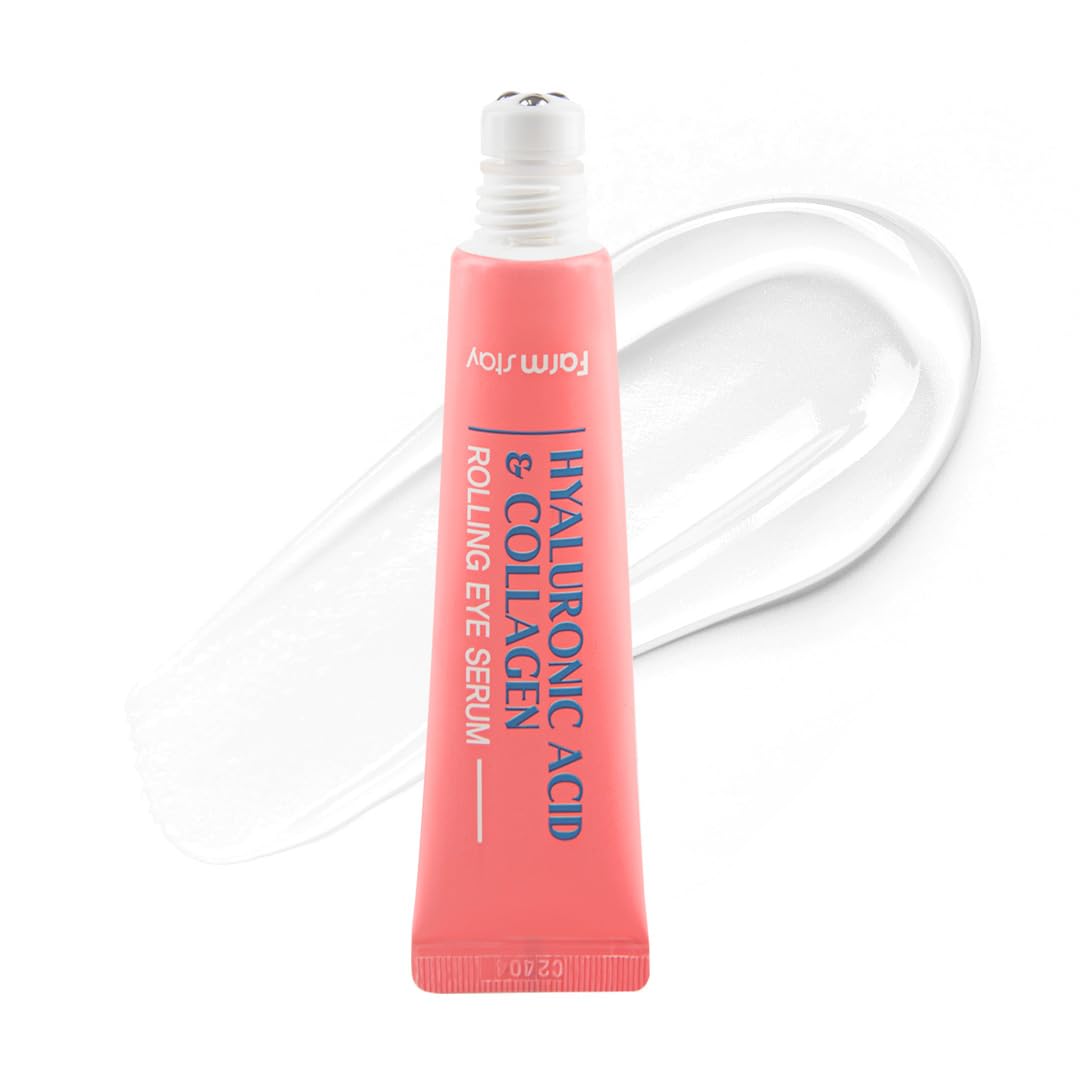 Farmstay Hyaluronic Acid Roll-on Eye Serum – Hydrating Korean Eye Roller for Dark Circles– 0.84 fl. oz. 0.84 Fl Oz (Pack of 1)