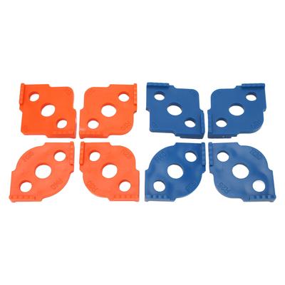 8Pcs Radius Jig Router Template ABS Woodworking Corner Radius Jig Corner Positioner