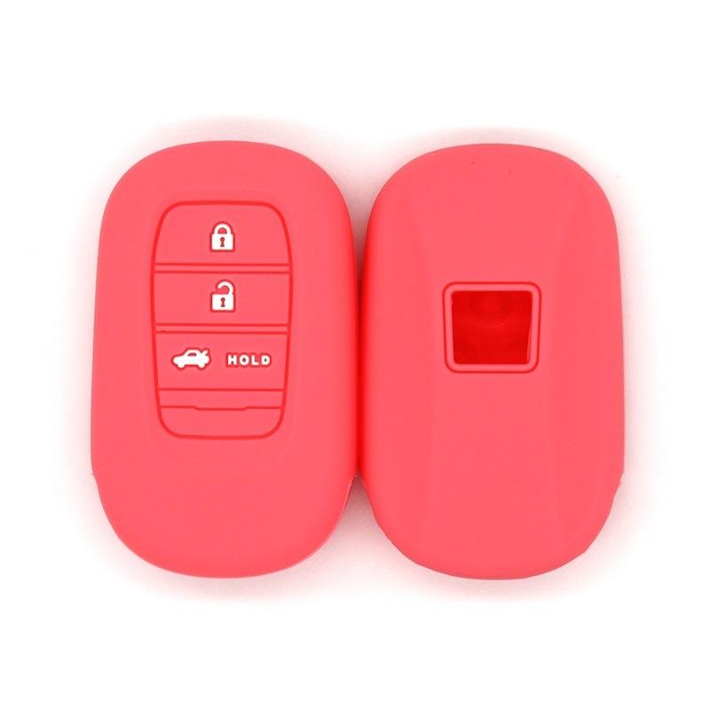 Silicone Key Cover, Suitable for the New Honda HRV Accord One-touch Start Car Key Bag, High-quality Shockproof Key Cover