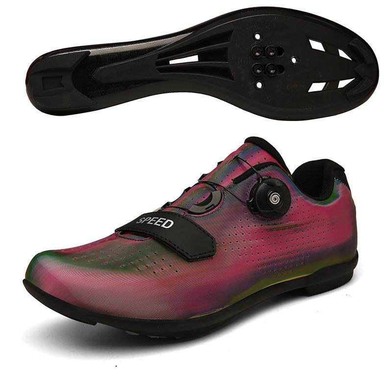Men's And Women's MTB Cycling Sneakers Flat Shoes with Cleat Self-Locking for Road Bicycle Mountain Bike Sapatilha Ciclismo