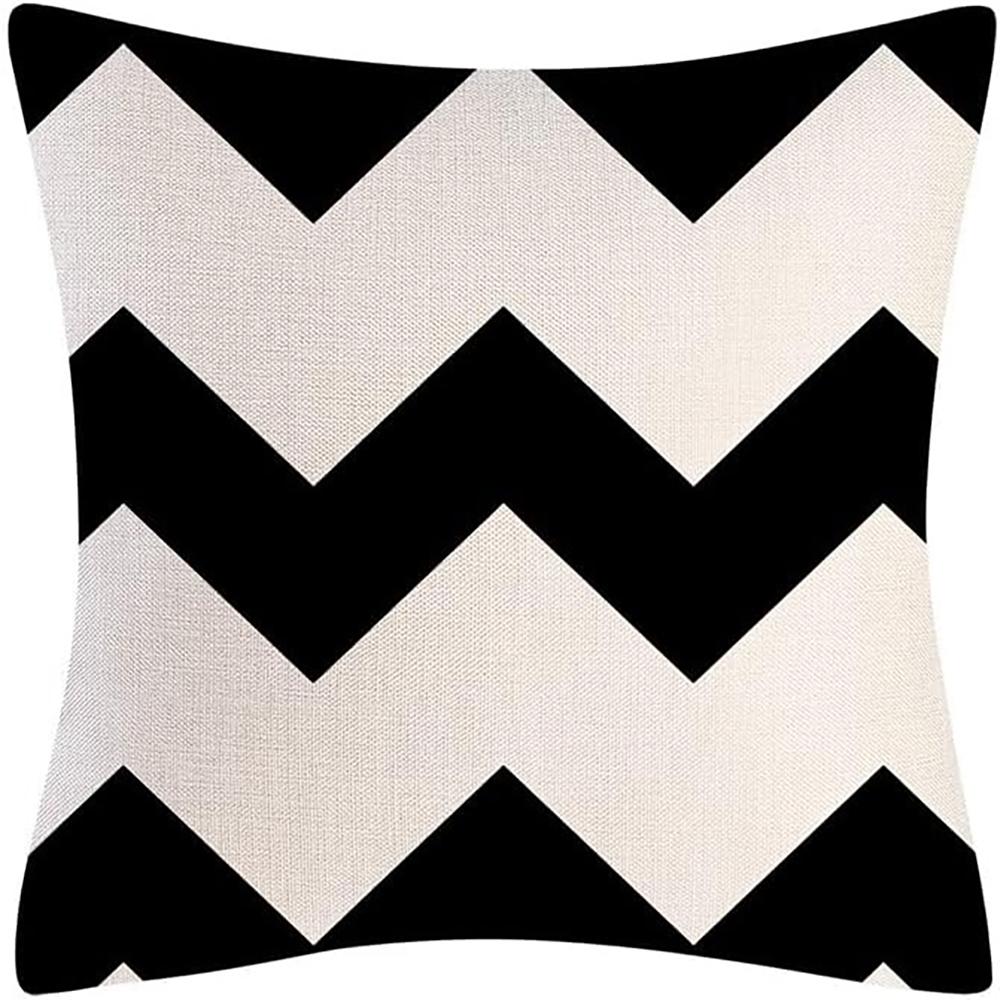 Navy Blue Geometric and Floral Pillowcases, Nautical - inspired EleganceLiving room sofa cushion cover,  bedroom room decoration