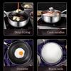 Versatile Fryer Pan Japanese Style Saucepan Kitchen Utensils Milk Pot  Home