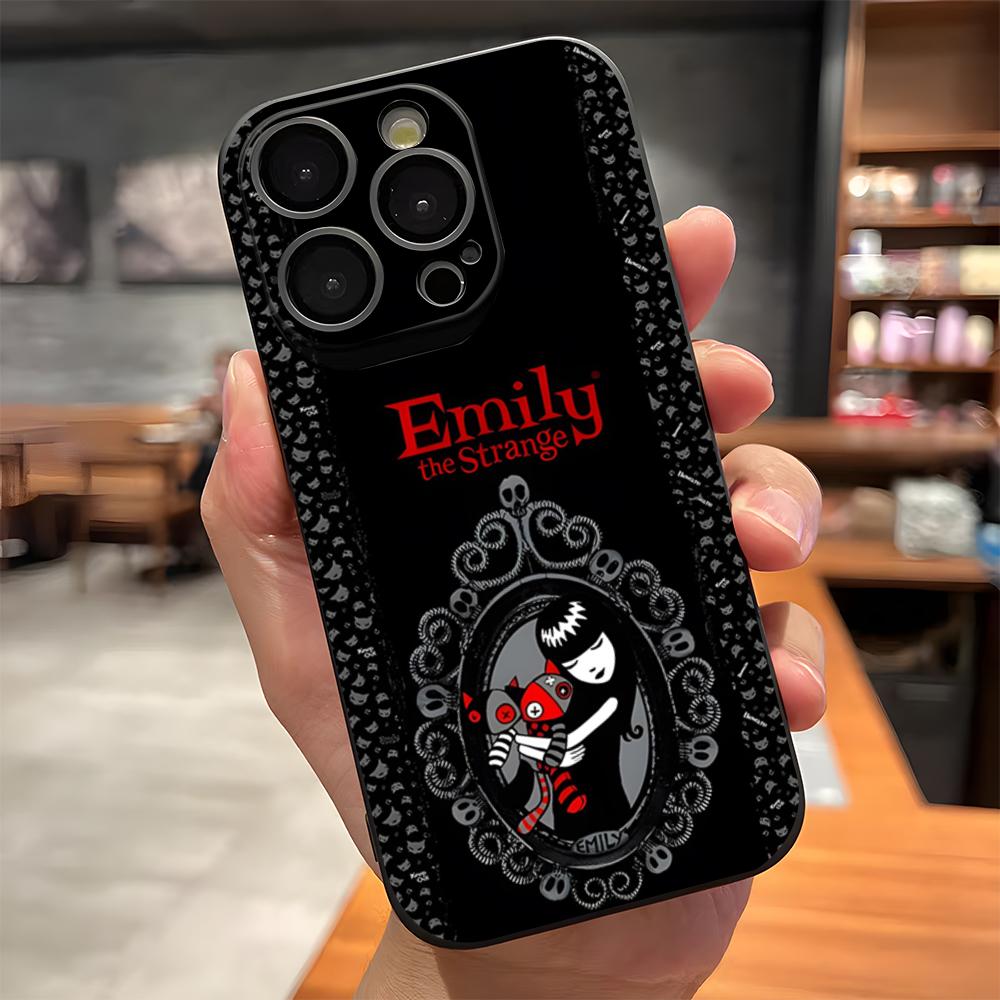 

Emily The Strange Phone Case For IPhone 17 Pro Max 15 Pro 16 14 Plus 12 13 Mini 11 Pro Shockproof Soft Cover iPhone12