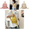 Minimalist Women Casual Small Backpack With Fabric For Daily Use