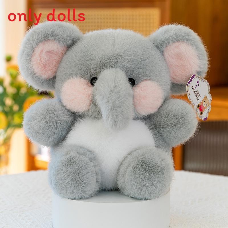 Plush Elephant Toy For Kids Girls Boys Cute Cartoon Soft Stuffed Animal Gift