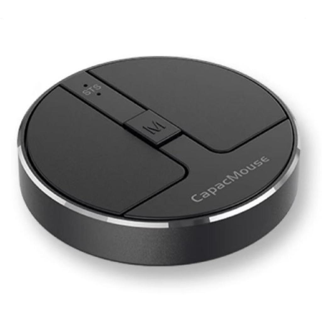 Gloture [CapacMouse] Ultra-Compact Wireless Mouse, CapacMouse, Wireless Connection (Bluetooth 5.2  2.4G Receiver), Wired Connection Available, DPI