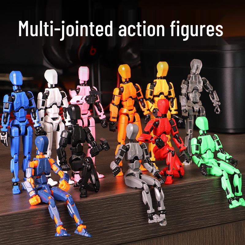 3D Printed Jointed Movable Figure Doll - DIY Decompression Toy