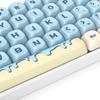 141 Keys XDA Profile Dye Sublimation Printing PBT Keycap Set Custom Cute Keycaps US Layout MX Switches Compatible with Mechanical Keyboards Keycaps,
