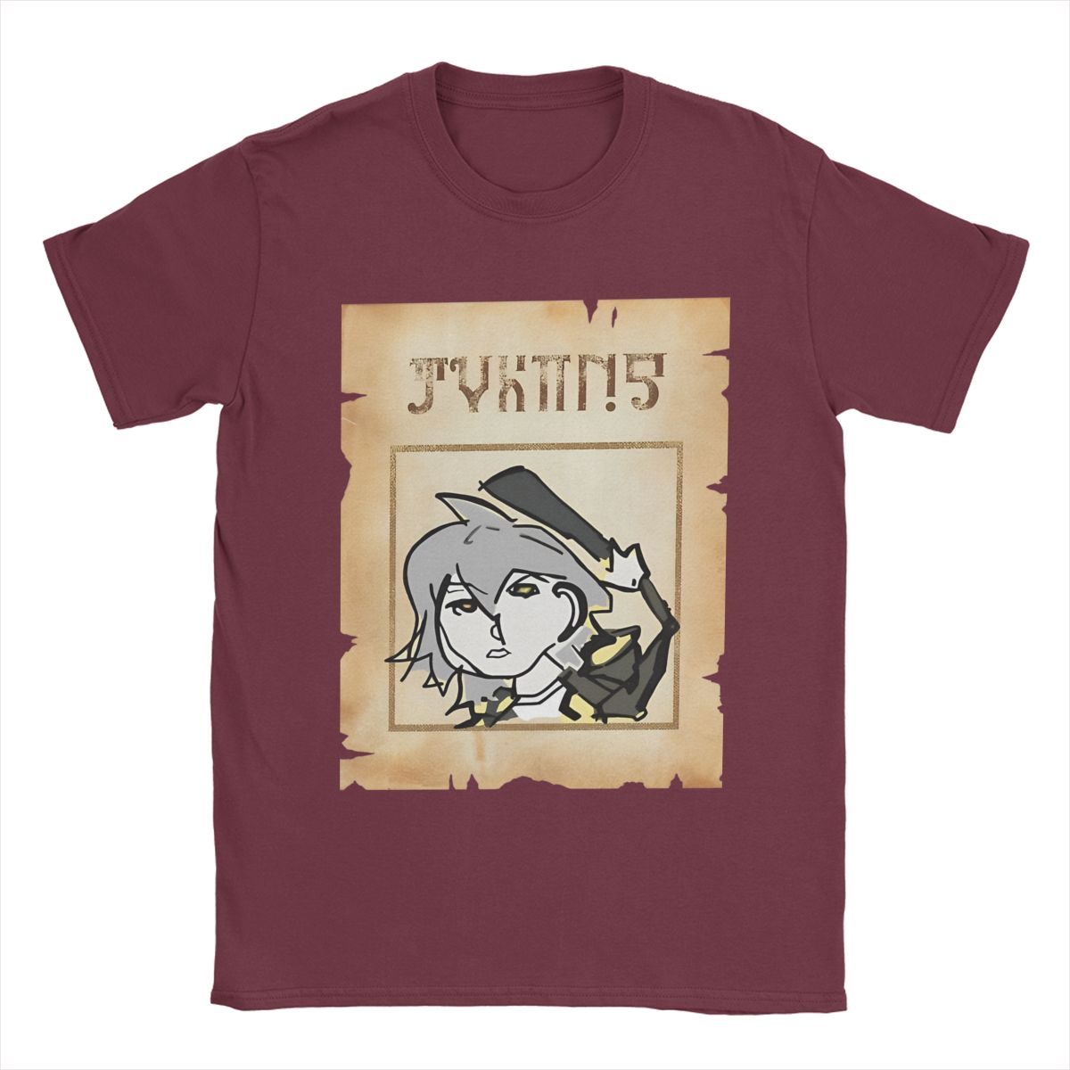 

Летняя футболка Honkai Star Rail Wanted Trailblazer для мужчин и женщин, повседневные футболки, футболка из чистого хлопка, идея для подарка, одежда XXXXXL бордовый