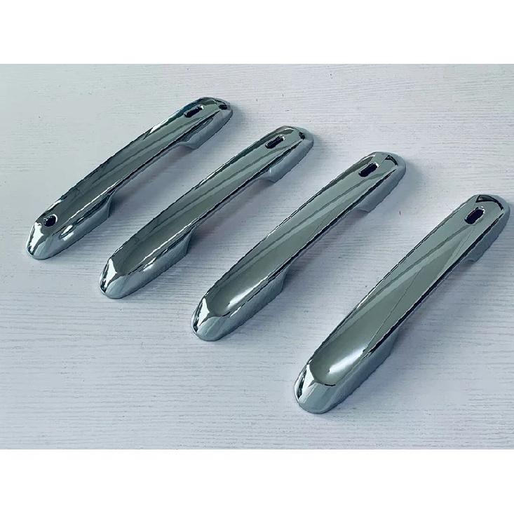 For Lexus GX550 2024 2025 Car Accessories ABS Chrome Door Handle Cover With Smart Key Hole Catch Cap Trim Molding ABS Chrome