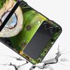 Phone Case for Samsung Galaxy Z Flip 3 4 5 6 7 Folding Black Shell For Samsung Z Flip4 Flip5 PC Hard Cover Summer Coconut