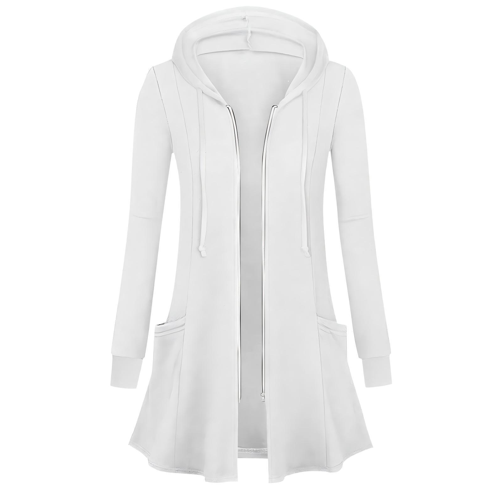 

Женское зимнее пальто куртка с длинным рукавом на роговых пуговицах плюшевое теплое пальто M белый