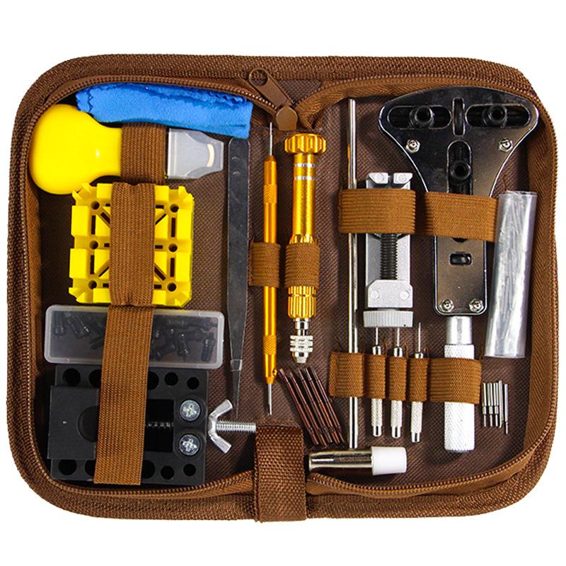 149-Piece Watch Repair & Disassembly Tool Set with Opener in Handy Tool Bag