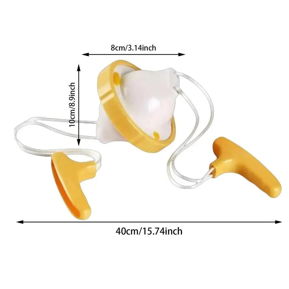Cooking Utensil Portable Throw Egg Scrambler Manual Egg Household Puller Thickened Yolk Mixer Home