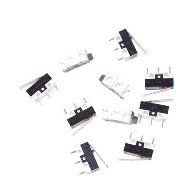 10 Stück Kw10 125 V 1 A 3 Anschlüsse Momentaner 13 mm Hebelarm-Mikroschalter
