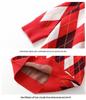 Red Plaid Family Knitwear Set: Matching Parent-Child, Mother-Daughter, and Couple Outfits