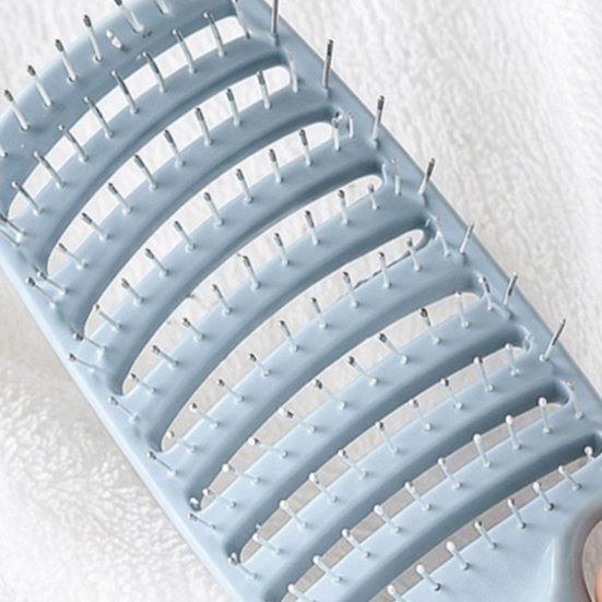 Hair Loss Reduction Brush Curved Vented for Women Detangling Paddle Long Blow-dry Thick