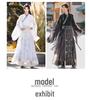 Men's Original Dark Hanfu Robe - Ancient Chinese Style Costume for Wuxia & Xianxia Cosplay, Cross-Collared Design for Film and TV.