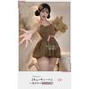 Plush Backless Short Skirt with Neck Bear Two-dimensional Cute Maid with Sexy Underwear Female Cosplay F571