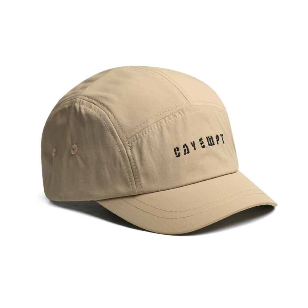 Men Women 5 Panel Short Brim Embroidered Vintage Baseball Cap, Quick-Dry Breathable Mesh Design, For Camping Outdoor Wear