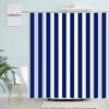 Black And White Striped Shower Curtain Creative Design Geometric Bath Curtains Modern Minimalist Fabric Bathroom Decor Set Hooks