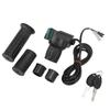 Electric Bike Twist Throttle Grip Set Universal Speed Governer with Display Right Half Grip for Electric Vehicles