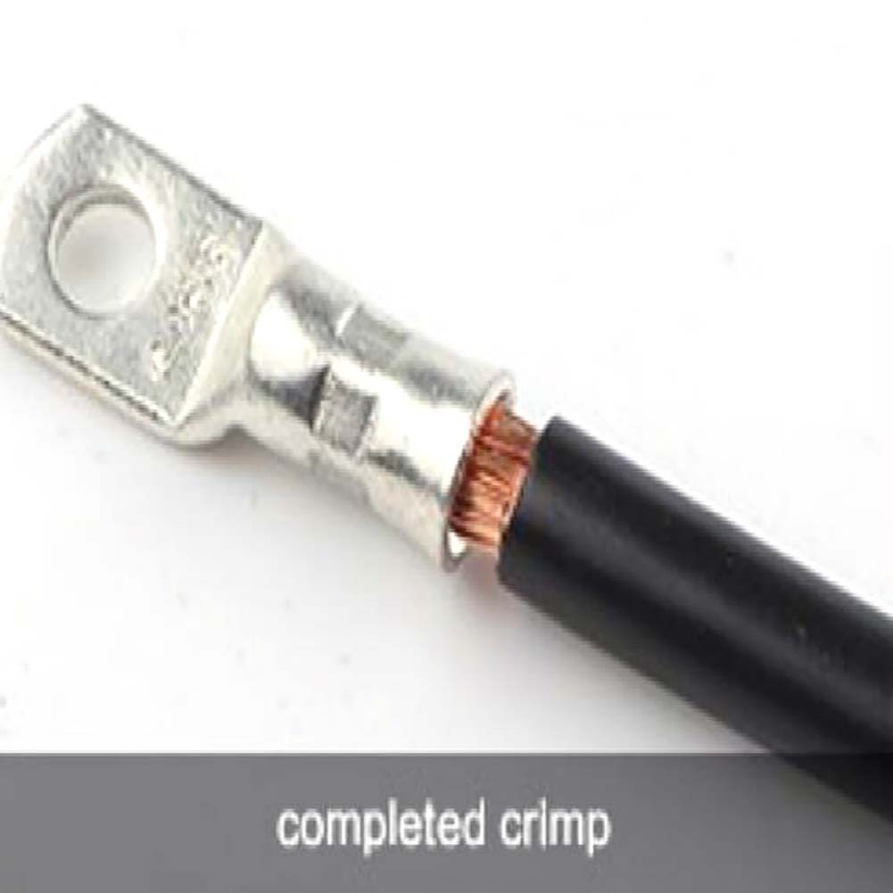 60Pcs SC Tinned Copper Lug Ring Wire Connectors Heavy Duty Copper Wire Lugs Connectors