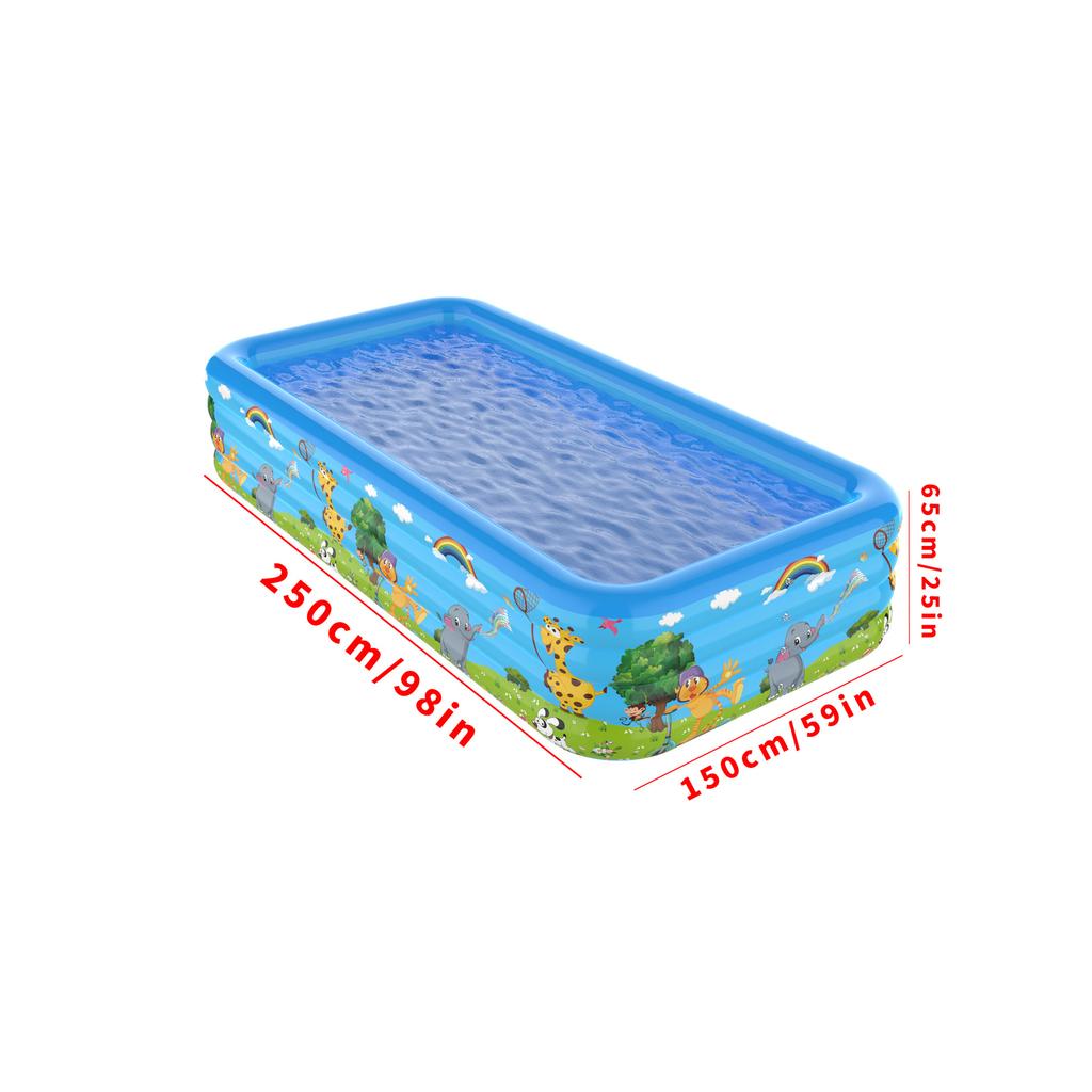 Outdoor Large   ProtectionPVCInflatable Swimming Pool Adult Swimming Pool Household Outdoor Courtyard Paddling Pool