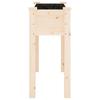 Vidaxl Flower Stand with Liner, 71X37X76 Cm, Solid Fir Wood