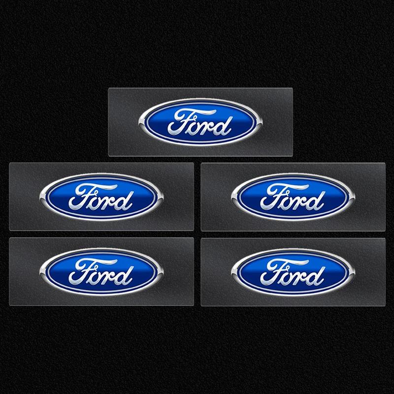 2025 Fashion Car Mini Logo Sticke Mirror Decorative Sticker Emblem For Ford Ranger Focus Kuga Mustang SMAX Transit Mondeo Fusion
