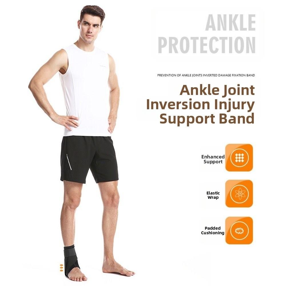 Breathable Fitness Ankle Brace Adjustable Straps Foot Stabilizer Belt Football Sports