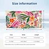 Floral Artwork 5 Theme Quick Dry Beach Towel Custom Name Text Print Large Sand Resistant Towel Beach Vacation