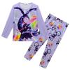 82312 Kids Girls Lily Lovebraids Print Long Sleeves T-Shirt Pants Pajamas Sleepwear Sets