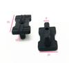 WPC Flooring T-Shaped Plastic Clip with Stainless Steel 6mm Screw Wood-Plastic Fastener