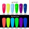 ROSALIND 6 Colors Night Glow Gel Polish Soak Off LED/UV Lamp Luminous Effect Base Top Coat For Nail Art Design
