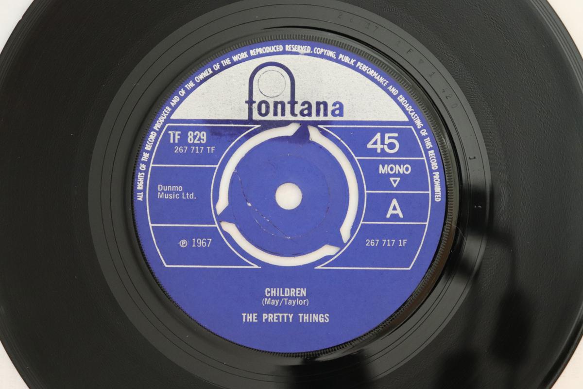 

7inch Record PRETTY THINGS - Children TF829 Fontana 1967 UK Rock Used