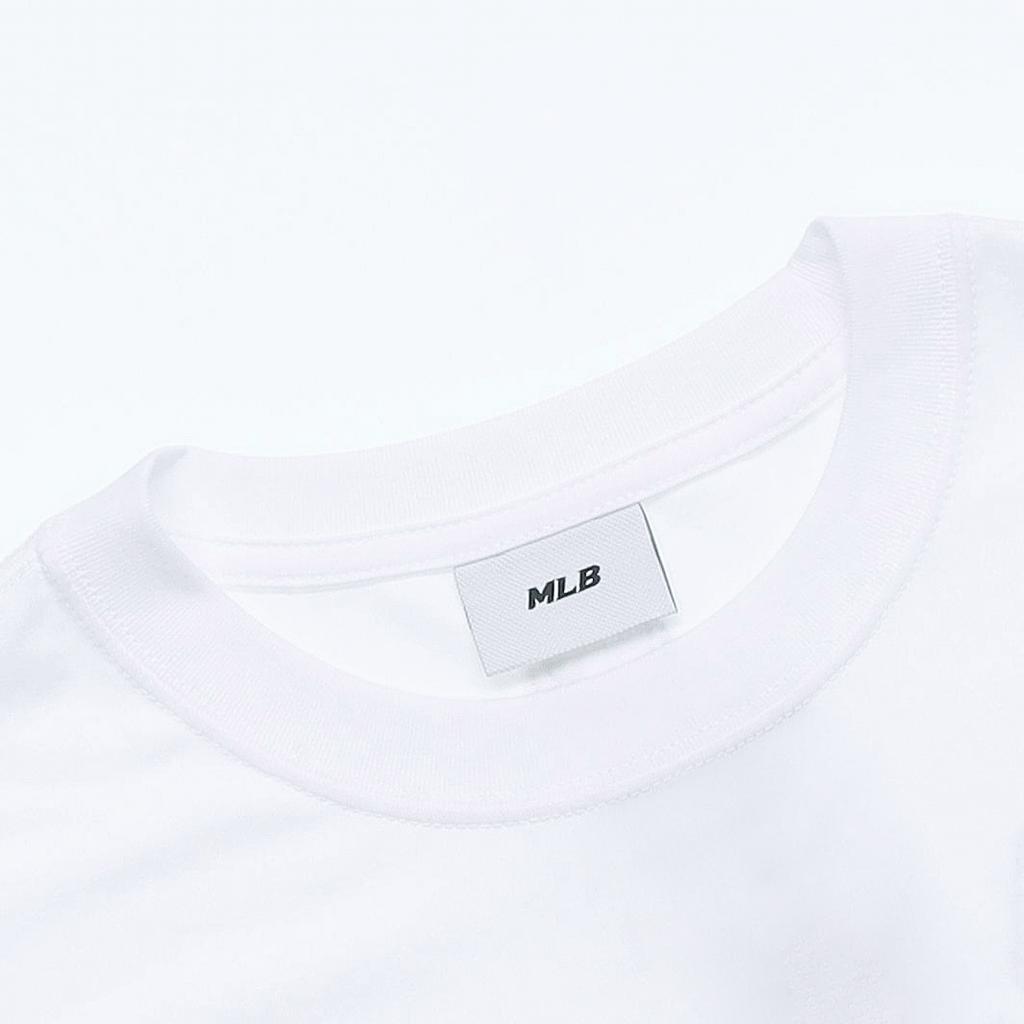 New MLB Set-in Sleeve T-Shirt Unisex White 3ATSB0534-07WHS