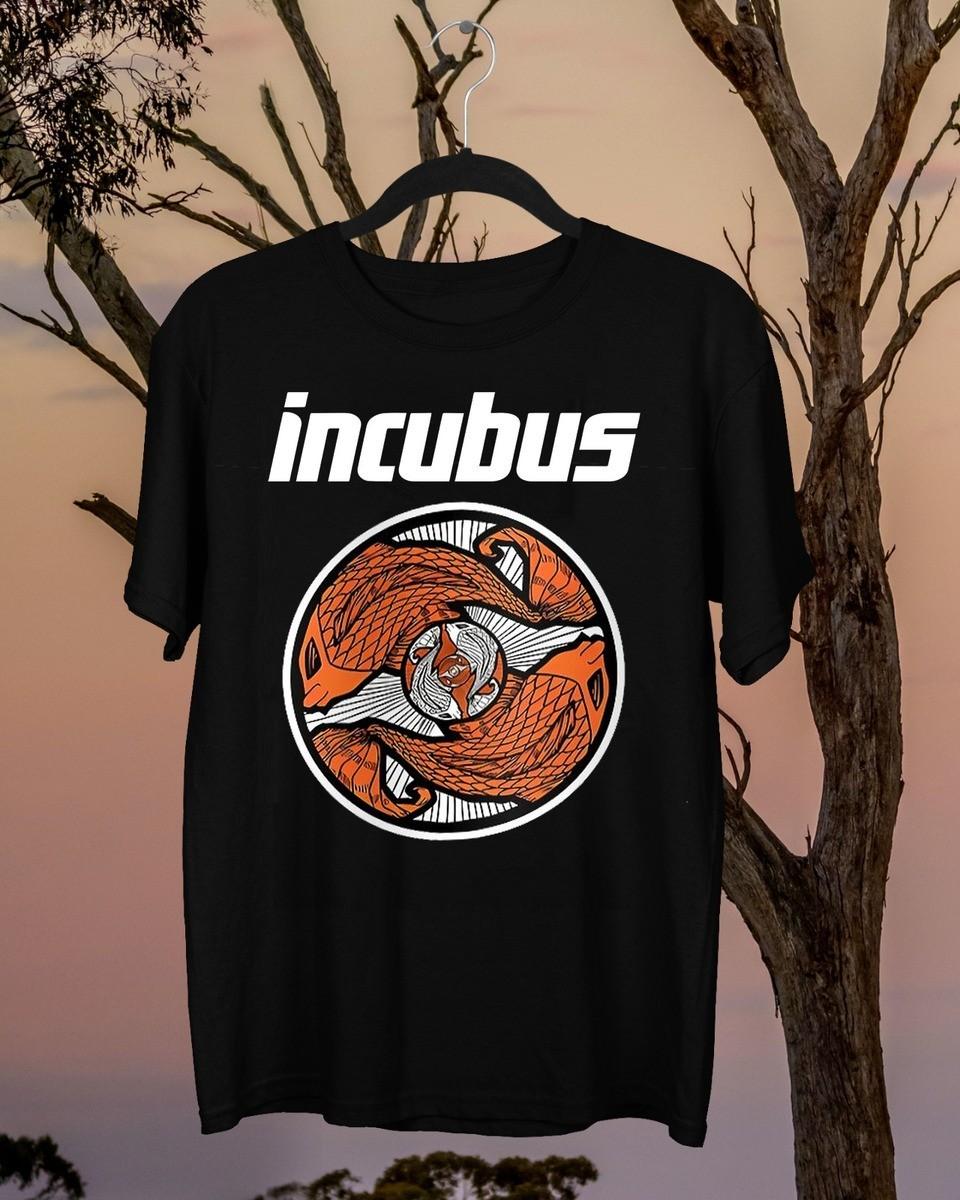 New Incubus Band Basic Gift For Fan Black All Size Unisex T-shirt 16D677 S разноцветный
