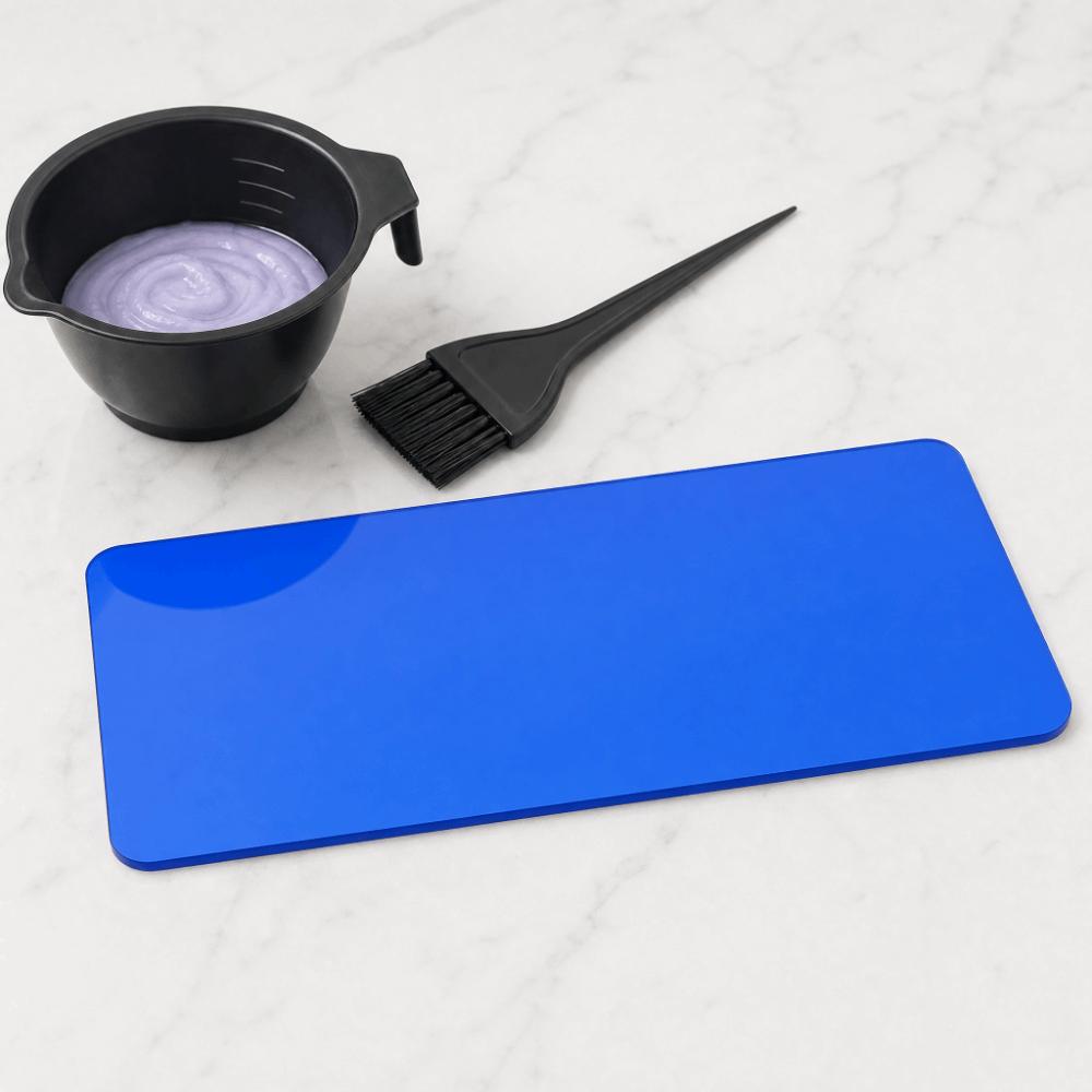 Acrylic Material Balayage Board Double Sided Hair Coloring Board Highlighting Paddle Hair Salon