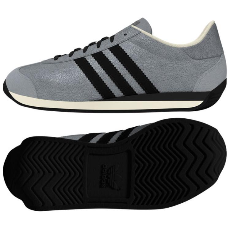 adidas Country OG Silber Metallic Schwarz Damen Sneaker Off-White Core-Black JH6337