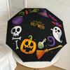 1pc Halloween Party Decorations Umbrella with Plastic Handle,Suitable for All Seasons Home Travel Outdoor UmbrellaDD990