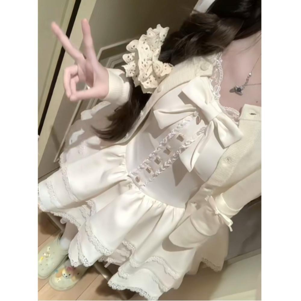 Small puffy cake dress set is a sweet ballet versatile women's summer skirt