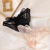 Embroidered Sheer Mesh Embroidery Thong Low Waist Mesh T Panties Butterfly Mesh Briefs Women  Home