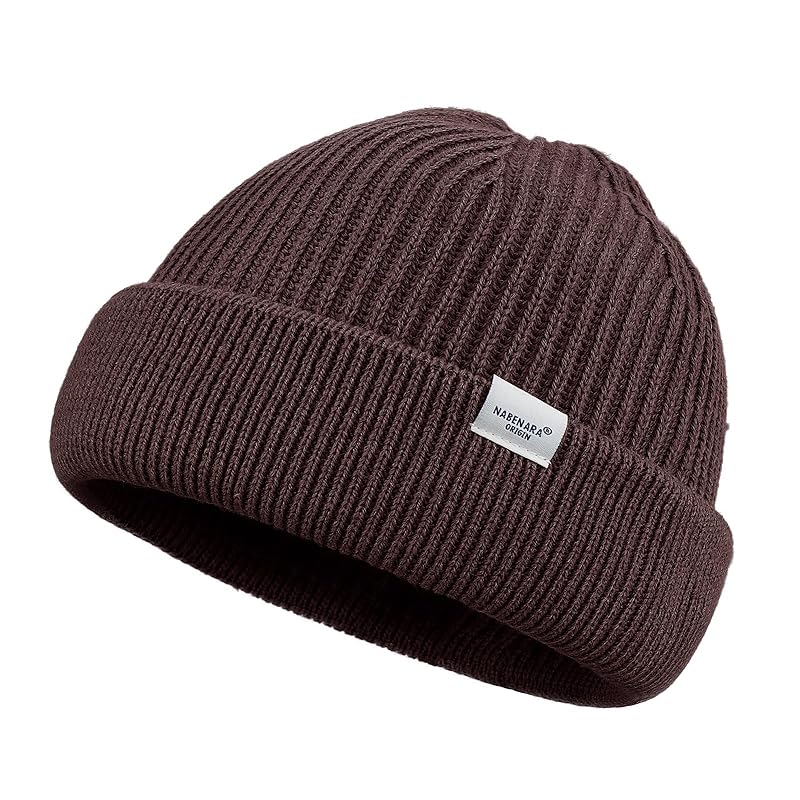 

[Croogo] knit hat autumn/winter ribbed Thick Cold protection beanie hat knit cap beanie cap Fluffy, stretchy, simple, stylish, warm, lightweight free