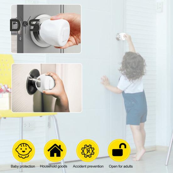 4 Pcs Door Handle Protective Covers Easy Installation Baby Safety Door Lock Childproof Door Knob Handle Cushions Door Handle Protector