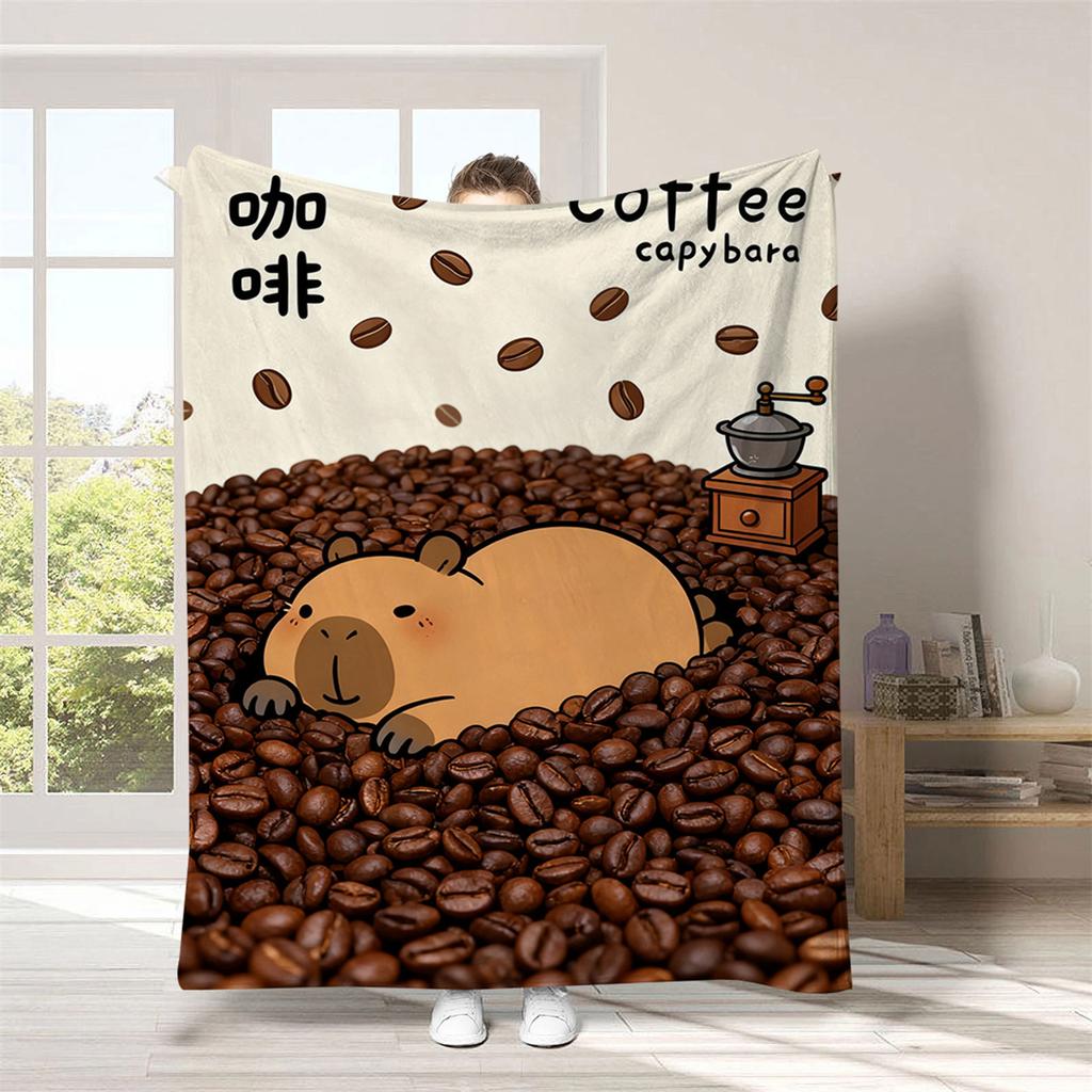 Capybara Blanket Gifts, Capybara Blanket for Girls Kids, Capybara Gifts for Girls Women, Just a Girl Who Loves Capybara Blanket
