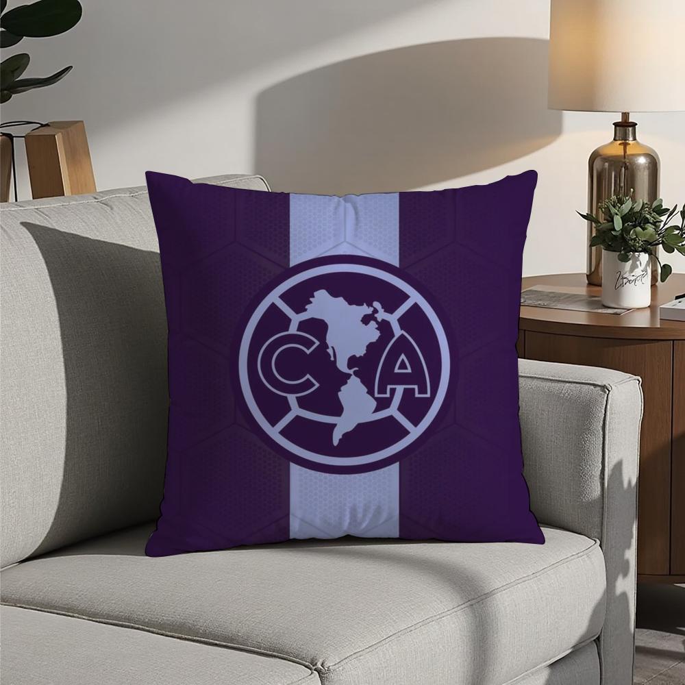 F-Football Club America Pillow Case 3D Print Polyester Fiber 40*40cm Home Sofa Throw Decoration Festival Gift