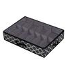 2X Under Bed Shoe Storage Box Drawer Organizer For Shoe Storage Foldable Box For 12 Pairs Of Shoes,Black(A)