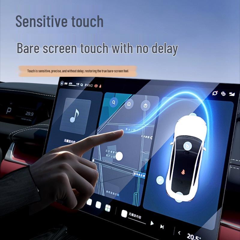 Xiaomi YU7 Tempered Film Set: Central Control, Navigation, Rear Seat Screen Protectors.