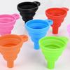 Soft Silicone Foldable Funnel Creative Household Liquid Packaging Food Storage Special Funnel Silicone Refueling and Pouring Fun